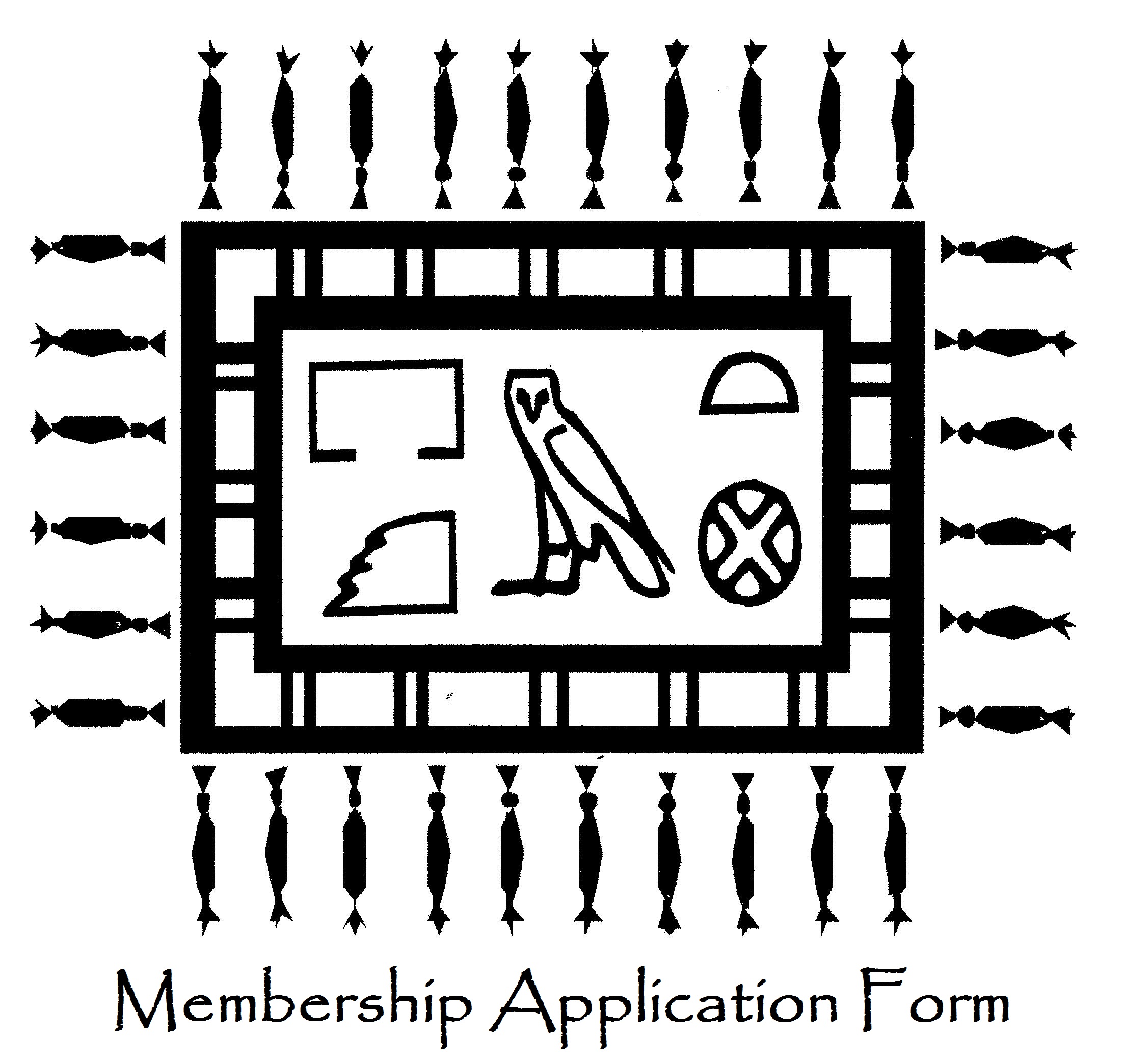 Membership application form image for website